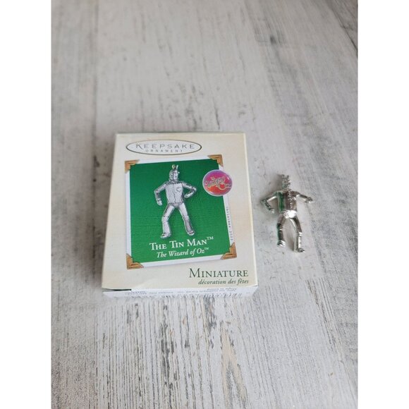 Hallmark miniature Tin Man Wizard of Oz ornament Xmas - Picture 1 of 6